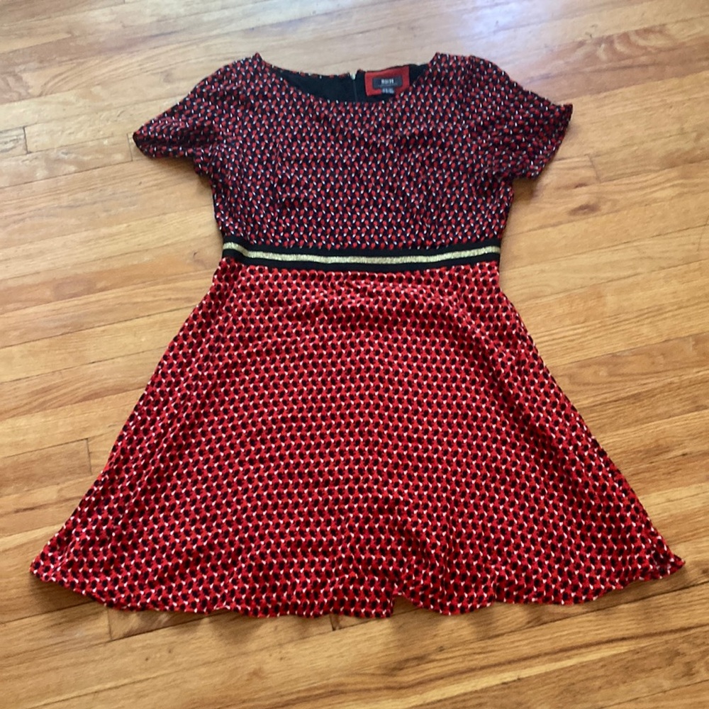 Anthropologie’s Maeve Patterned Short Sleeve Dress